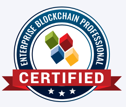 Certified Enterprise Blockchain Professional badge